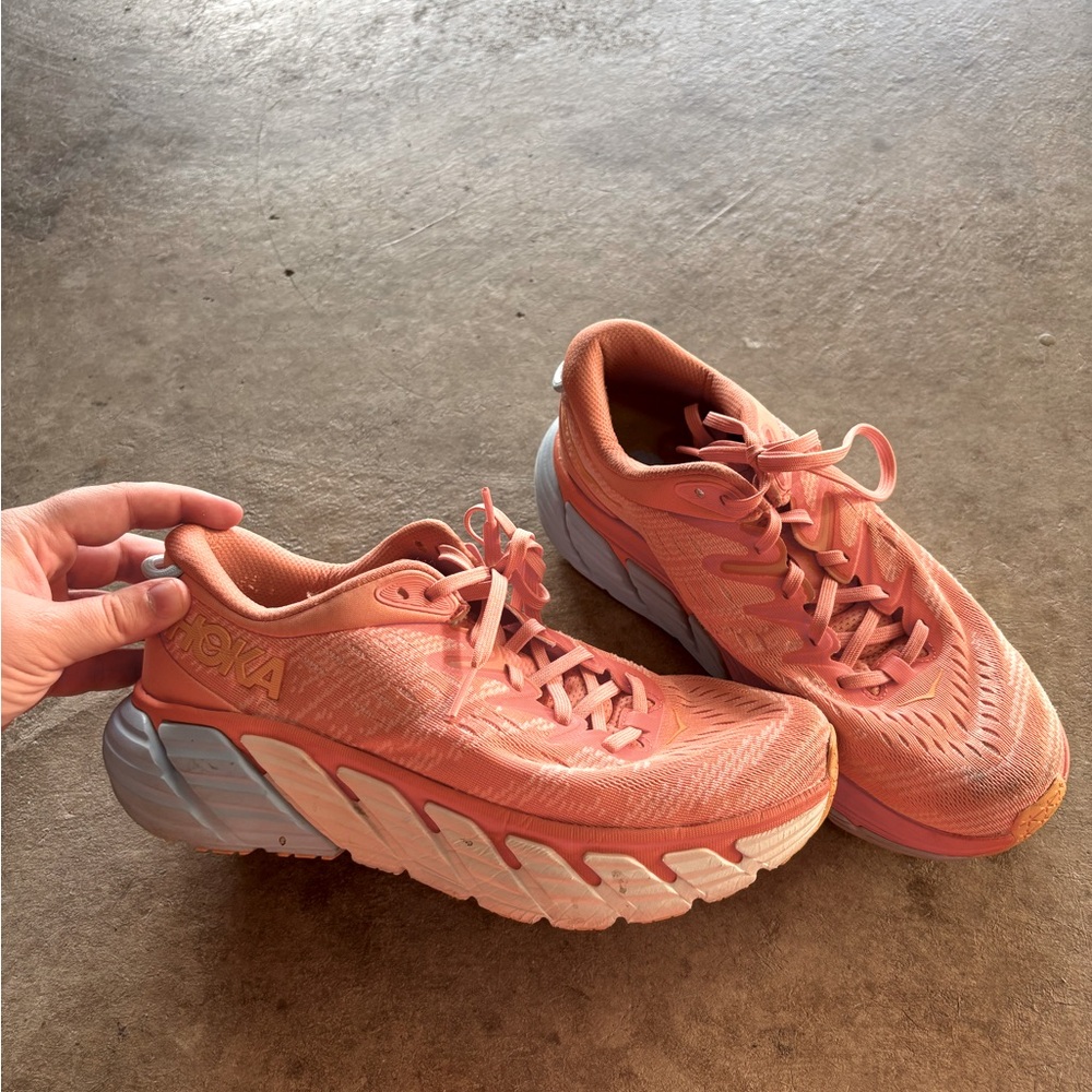 Hoka Women's Orange Running Shoes